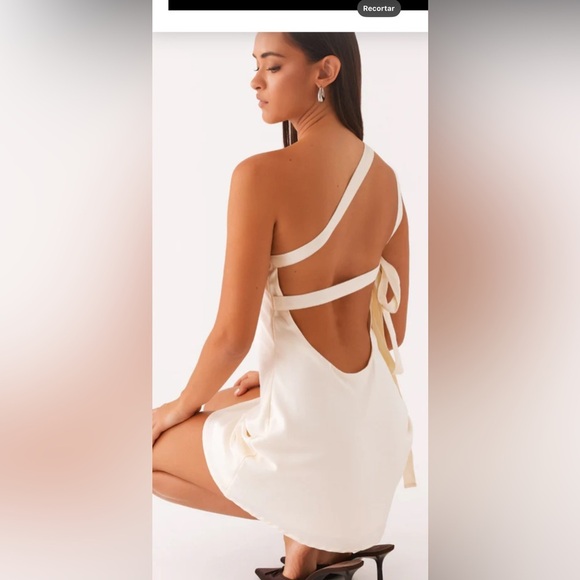 Peppermayo Cream Satin Fabric - Picture 7 of 9